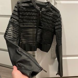 Faux Leather Jacket